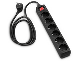 Bloc multiprise + Interrupteur Noir (30394)