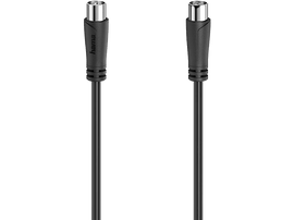 HAMA Câble antenne coaxiale 90 dB 1.5 Noir (205052)