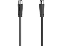 HAMA Câble antenne coaxiale 90 dB 1.5 Noir (205052)