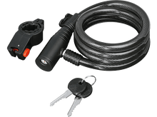 Charger l&#39;image dans la galerie, HAMA Câble antivol pour vélo 120 cm (178110) Antivol Noir
