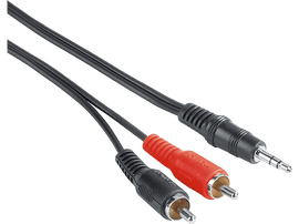 HAMA Câble audio 3.5 mm Jack 2RCA 2 m (205106)