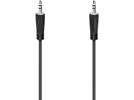 HAMA Câble audio Jack 3.5 mm Stéréo 0.5 m Noir (205287)