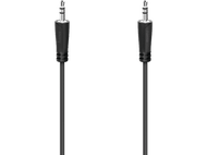 HAMA Câble audio Jack 3.5 mm Stéréo 0.5 m Noir (205287)