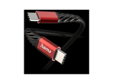 HAMA Câble de chargement USB-C vers USB-C Noir (00201542) Câble de chargement 1,5 m Noir