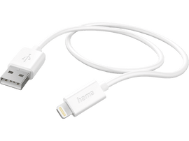 HAMA Câble USB-A - Lightning 1 m Blanc (201579)