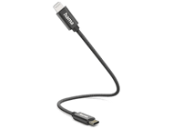 HAMA Câble USB-C / Lightning 0.2 m Noir (00201601)