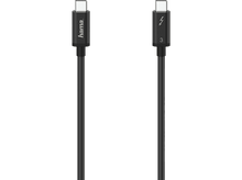 Charger l&#39;image dans la galerie, HAMA Câble USB-C - USB-C Thunderbolt 3 Ultra HD 50 cm Noir (200660)
