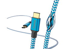 Charger l&#39;image dans la galerie, HAMA Câble USB-C vers USB-C Reflective 1.5 m Bleu (201557)
