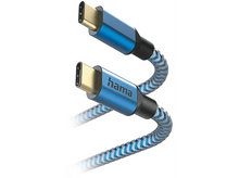 Charger l&#39;image dans la galerie, HAMA Câble USB-C vers USB-C Reflective 1.5 m Bleu (201557)
