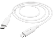 Charger l&#39;image dans la galerie, HAMA Câble USB - Lightning 1 m Blanc (183295)
