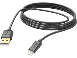 HAMA Câble USB - Lightning 3 m Noir (201582)