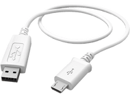 HAMA Câble USB - microUSB pour charge et données 1 m Blanc (178326)