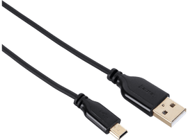 HAMA Câble USB - mini-B 5-pin 75 cm Noir (74248)