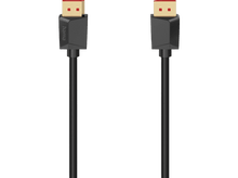 Charger l&#39;image dans la galerie, Deux câbles HDMI noirs avec des connecteurs rouges, sur un fond noir.

