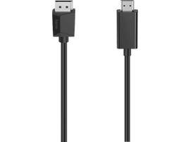 Deux câbles HDMI noirs. Les connecteurs sont noirs. Le fond est noir.