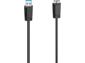 Deux câbles USB noirs avec connecteurs USB et micro-USB.