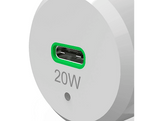HAMA Chargeur pour voiture avec câble 1 m Lightning PD 20 W Blanc (00201611)