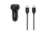 HAMA Chargeur pour voiture avec câble 1 m USB-C PD 25 W Noir (00201614)