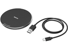 Charger l&#39;image dans la galerie, HAMA Chargeur sans fil QI-FC10 10 W Noir (201683)
