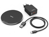 HAMA Chargeur sans fil QI-FC10 10 W Noir (201688)