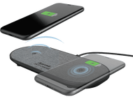 HAMA Chargeur sans fil QI-FC10 DUO Noir (188326)