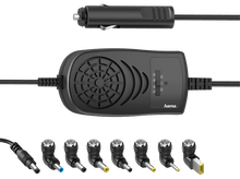 Charger l&#39;image dans la galerie, HAMA Chargeur universel pour laptop Auto 120 W Noir (00200009)
