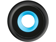 Charger l&#39;image dans la galerie, Gros plan d&#39;un appareil domestique intelligent noir et bleu, circulaire avec un trou.
