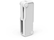 Charger l&#39;image dans la galerie, Appareil blanc pliable. Forme rectangulaire avec bords arrondis. Texture côtelée.
