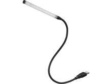 Charger l&#39;image dans la galerie, HAMA Lampe LED pour laptop Swan Neck Noir (12331)
