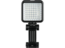 Charger l&#39;image dans la galerie, Lumière LED noire avec un support noir.
