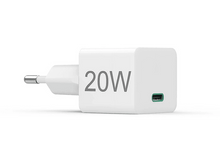 Charger l&#39;image dans la galerie, HAMA Mini chargeur USB-C PD 20 W Blanc (00201650)
