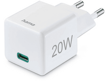 Charger l&#39;image dans la galerie, HAMA Mini chargeur USB-C PD 20 W Blanc (00201650)
