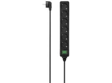 Multiprise 6 ports + interrupteur 1.4 m Noir (00223010)