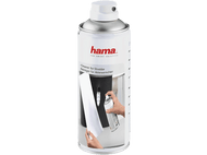 Flacon pulvérisateur de nettoyant Hama avec une main le pulvérisant à côté d'une déchiqueteuse.