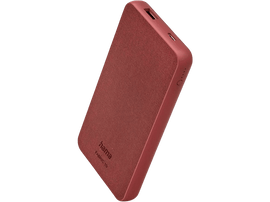 HAMA Powerbank Fabric 10 10000 mAh Rouge (00201657)