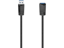 Charger l&#39;image dans la galerie, Câble USB noir avec connecteurs USB-A et USB-C.
