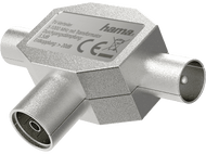 HAMA Répartiteur coaxiale coax femelle - 2 x coax mâle (205236)