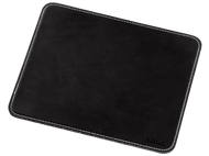 HAMA Tapis de souris effet cuir Noir (54745)