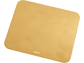 HAMA Tapis de souris Velvet Jaune Moutarde (054168)