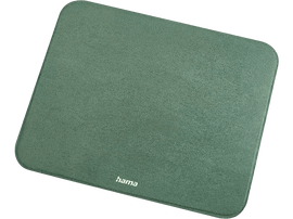 Un tapis de souris Hama vert sur fond noir.