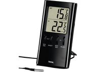 HAMA Thermomètre LCD T-350 Noir (186367)