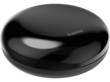 Charger l&#39;image dans la galerie, Hub domotique Hama noir. Forme ovale, surface brillante.
