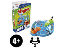 Charger l&#39;image dans la galerie, Boîte et jeu Hippo Hap. La boîte montre le jeu et le logo. Les icônes 4+ et deux personnes sont affichées.
