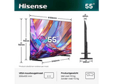 HISENSE 55Q7S 55 pouces Ultra HD 4K (2026) - Ultra HD 4K - TV QLED - 55 pouces - 2026