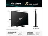 HISENSE 55U72Q ULED 55" Ultra HD 4K (2025)