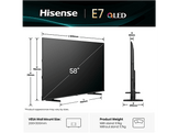 HISENSE 58E71Q QLED - 58 inch - (2025)