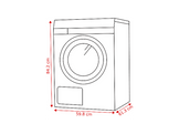 HISENSE DH3S802BW3 - Sèche-linge pompe à chaleur C