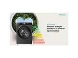 HISENSE WD3S9043BB3 - Lave-linge séchant - 9 kg + 6 kg - 1400 rpm - 72 dB