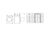 HISENSE Lave-linge frontal A-30% (WF3S9045BW3/BLX)
