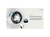 HISENSE Lave-linge frontal A-30% (WF3S9045BW3/BLX)
